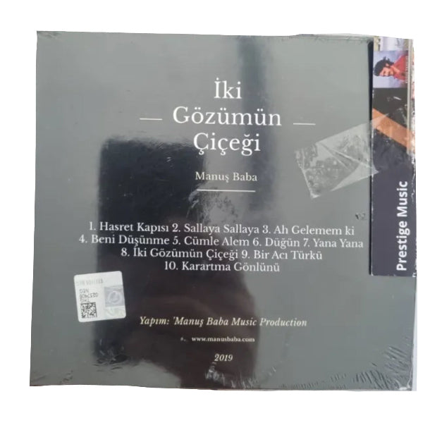 Manuş Baba CD -Manus Baba İki Gözümün Çiçeği ( CD )Türkçe | Pop | CD