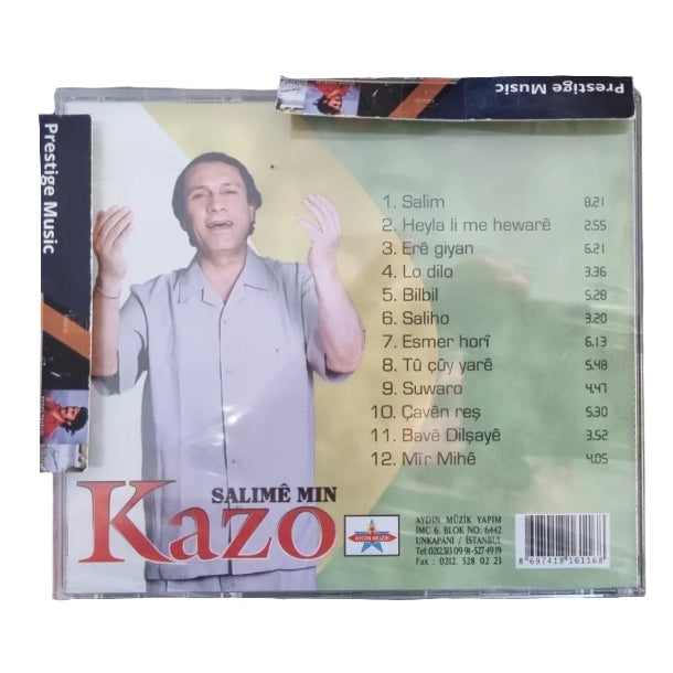 Kazo - Salıme Mın (CD) Kazo-Salımê Mın CD | Kürtçe Müzik | Kurdische | Kurdish | kurdisch| CD