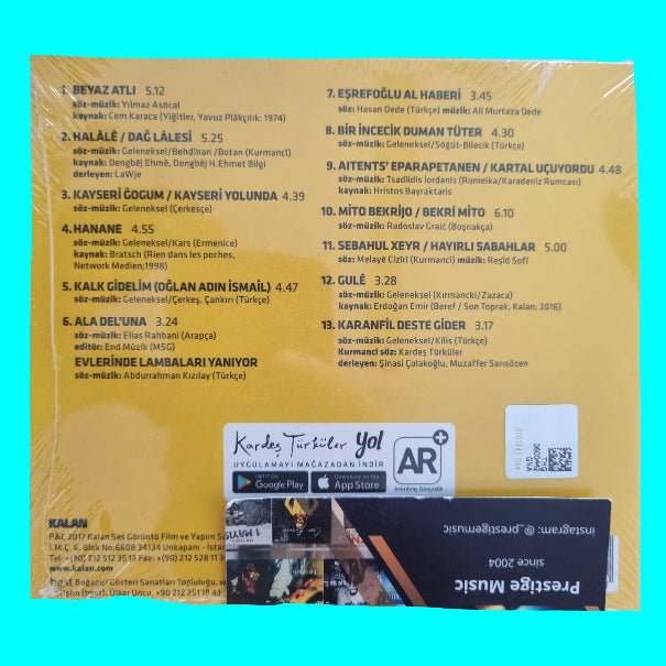 Kardeş Türküler Yol CD ( CD) Türk halk | müziği | CD | Türkische Volksmusik | CD's
