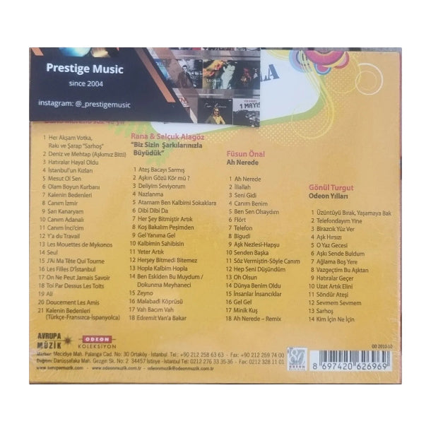 Bu Şarkılarla Büyüdük | Nostalji Pop (4 CD)
