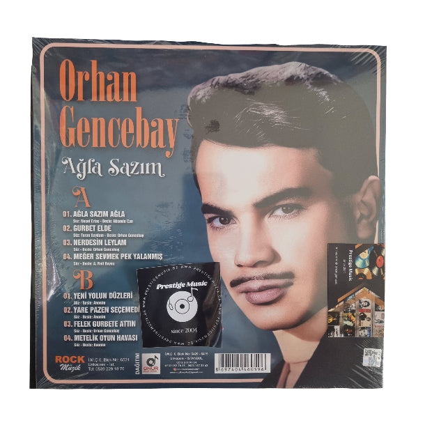 Orhan Gencebay Plak - Ağla Sazım (Plak) Türk Halk | Türküler | Plak | kayıt | LP