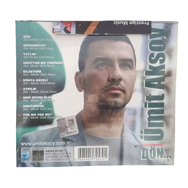 Ümit Aksoy - Dön(CD) Ümit Aksoy Değer miydi? | Unuttun mu Yeminini? | Seni Seven Öldü | Arabesk Müzik | CD