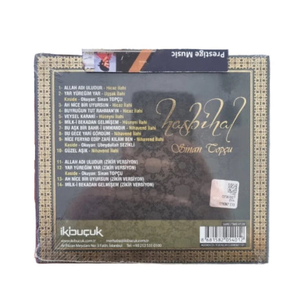 Sinan Topçu - Hasbihal(CD) Sinan Topçu Hasbihal CD- ilahi | Tasavvuf Müziği (Dini Musiki / İlahi) Sufi müzik | CD