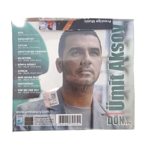 Ümit Aksoy - Dön(CD) Ümit Aksoy Değer miydi? | Unuttun mu Yeminini? | Seni Seven Öldü | Arabesk Müzik | CD