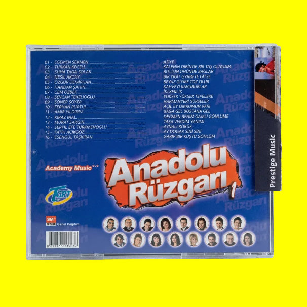 Anadolu Rüzgarı 1 (CD)Türkische Volksmusik (Türk Halk Müzik) Türk | Halk | Müziği | CD