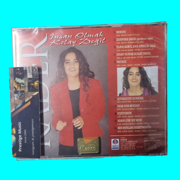 Kader - İnsan Olmak Kolay Değil(CD)Akbaş Müzik ( ALMANYA-Mülheim an der Ruhr)1997 CD