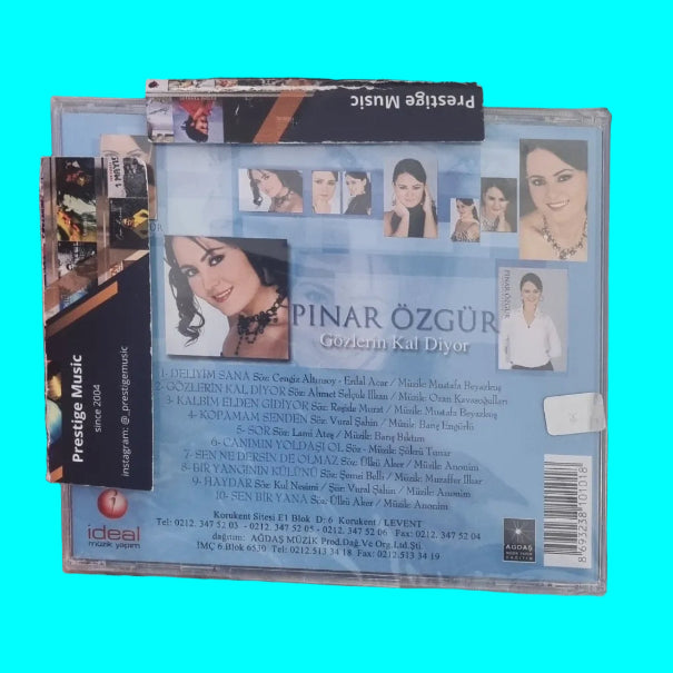 Pınar Özgür - Gözlerin Kal Diyor (CD)Pınar Özgür Gözlerin Kal Diyor CD | Türk halk | Müziği | CD