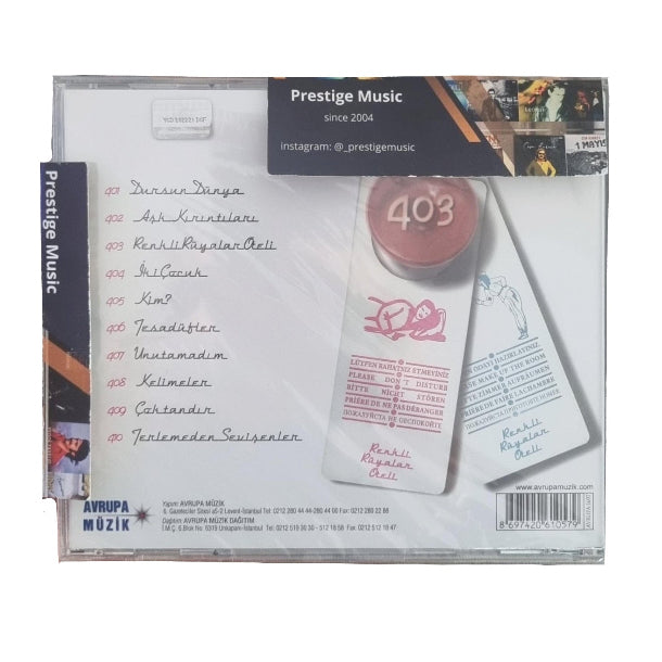 Teoman - Renkli Rüyalar Oteli (CD)Teoman Renkli Rüyalar Oteli CD | Türkischer Rock | CD