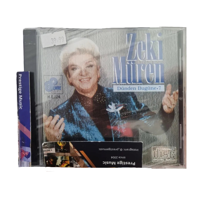 Zeki Müren CD - Dünden Bugüne | 7 (Türk Sanat Müziği | CD)Türk Sanat | Müziği | CD