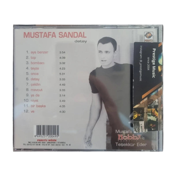 Mustafa Sandal Detay CD(CD)Türkce Pop CD | Mustafa Sandal CD