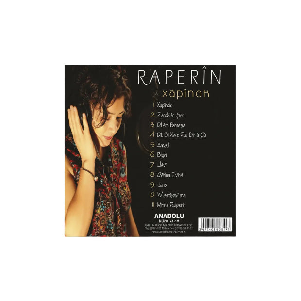 Raperin | Xapinok | CD ( Kürtçe | Rock )Kürtçe CD | Xapînok (Kandırıkçı) CD