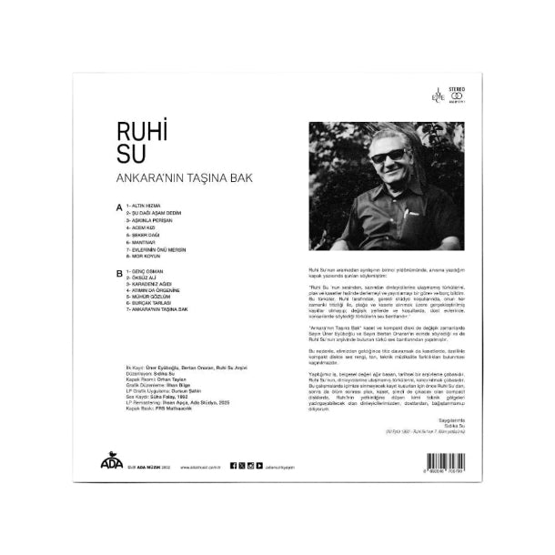 Ruhi Su - Ankara'nın Taşına Bak (Plak) Türk halk | müziği | Plak | türkische Volksmusik | Schallplatte | LP