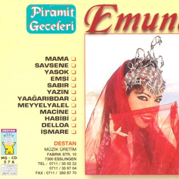 Emune – Piramit Geceleri 1993 CD | DESTAN Müzik | Almanya | Türkçe CD