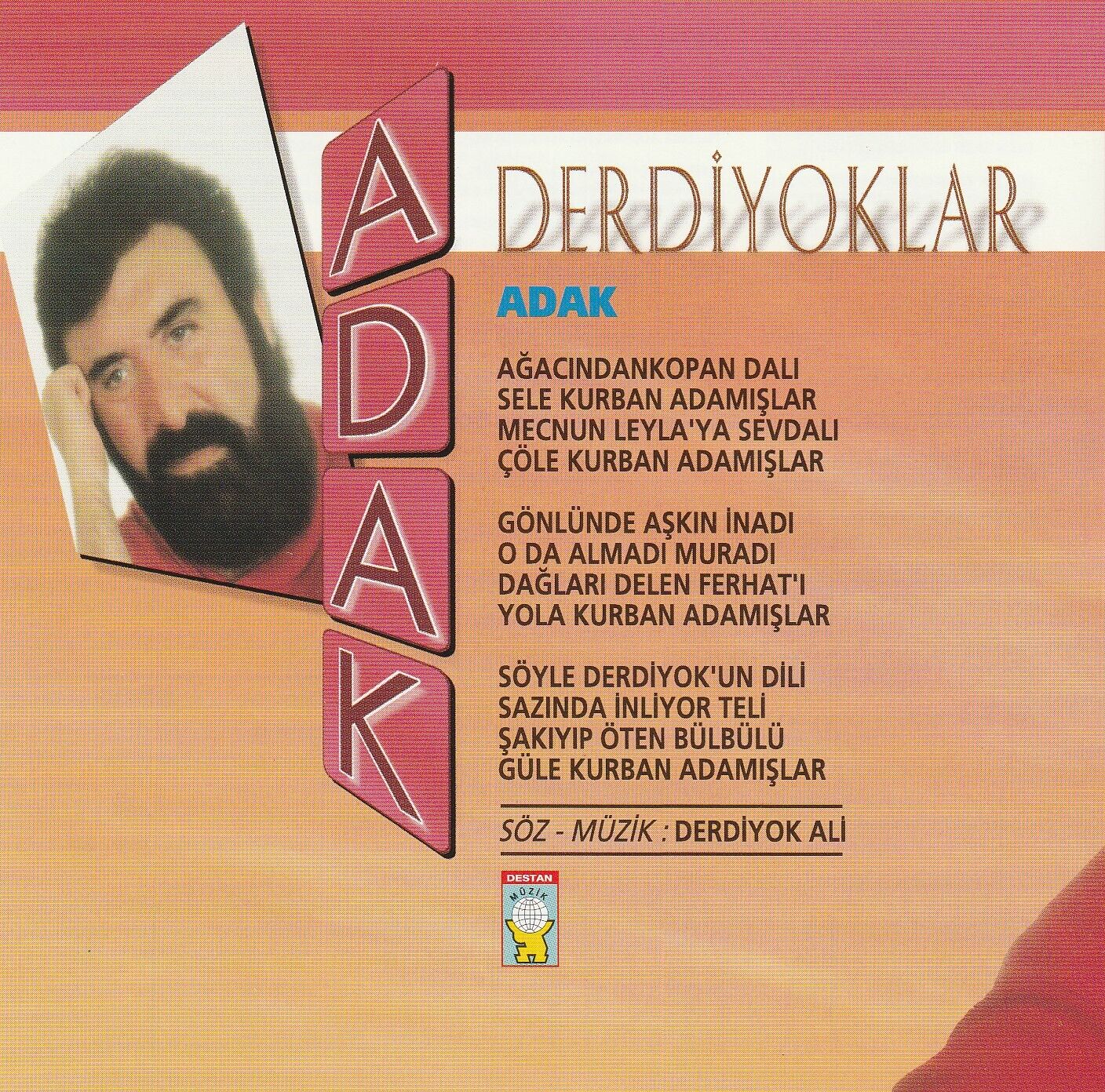 Derdiyoklar-Adak-Destan Müzik Türkische Folk Musik CD