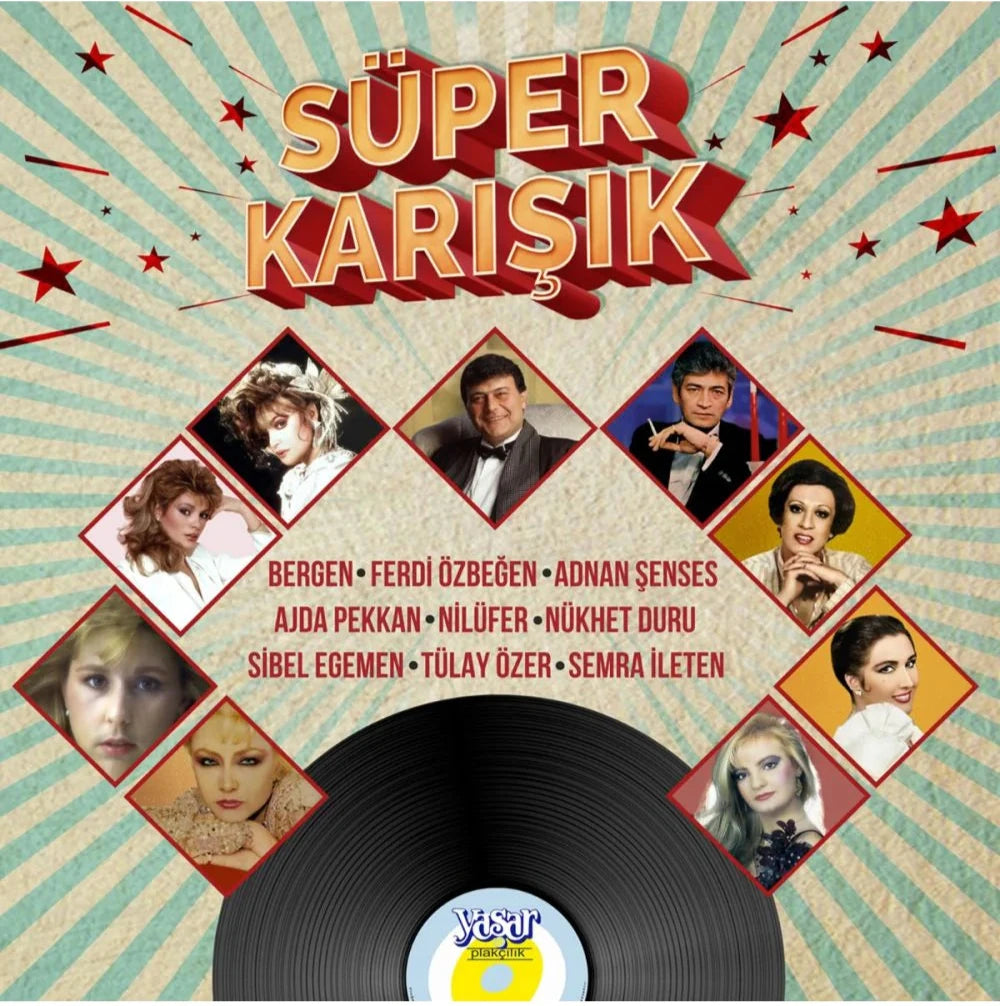Süper Karişik Arabesk Plak|Arabesk Plak|LP|Schallplatte