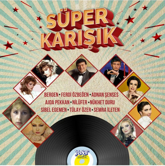 Süper Karişik Arabesk Plak|Arabesk Plak|LP|Schallplatte
