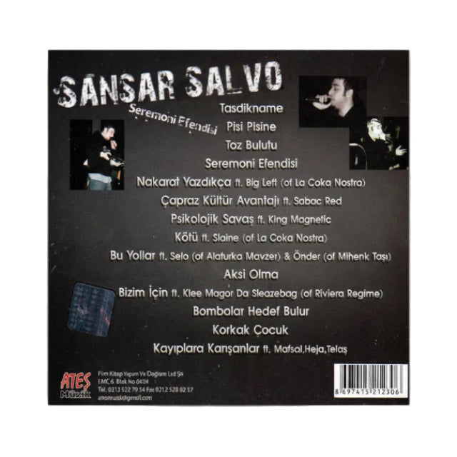 Sansar Salvo - Seremoni Efendisi (Türkçe Hip Hop | Rap CD)Sansar Salvo Seremoni Efendisi CD