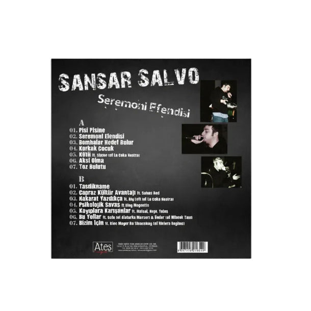 Sansar Salvo - Seremoni Efendisi Plak |Türkçe Rap | Türkischer Hip-Hop | Rap Plak | Schallplatte