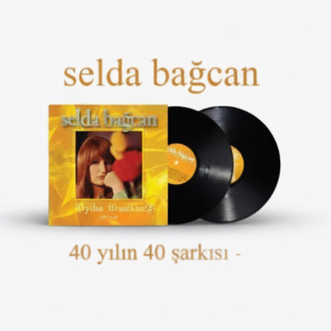 Selda Bağcan Plak | 40 Yılın 40 Şarkısı 2|Özgün|Protest Müzik (2 Plak) Schallplatte|LP