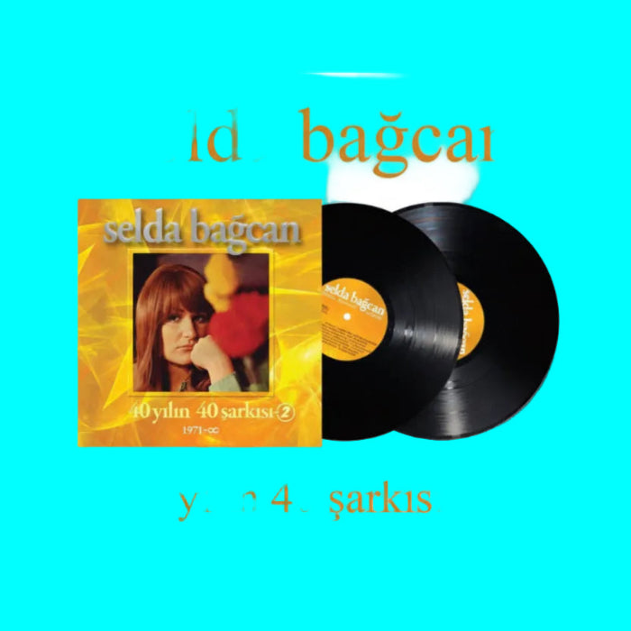 Selda Bağcan Plak | 40 Yılın 40 Şarkısı 2|Özgün|Protest Müzik (2 Plak) Schallplatte|LP