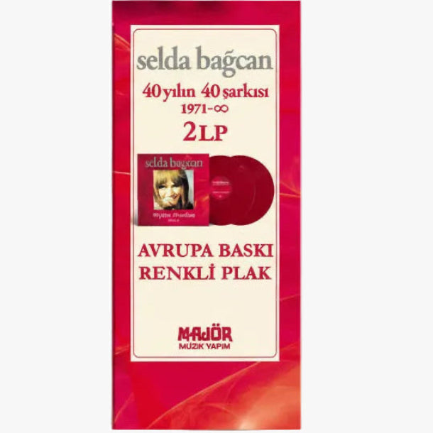 Selda Bağcan - 40 Yılın Şarkıları (Kırmızı Renkli) (2 Plak) Selda Bağcan - 40 Yılın Şarkıları Schallplatte | LP