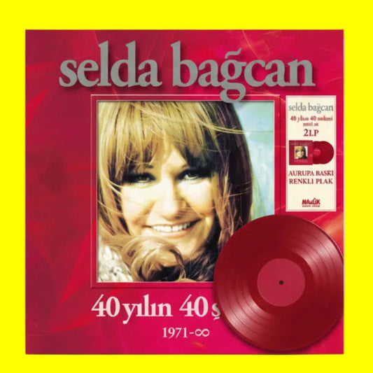 Selda Bağcan - 40 Yılın Şarkıları (Kırmızı Renkli) (2 Plak) Selda Bağcan - 40 Yılın Şarkıları Schallplatte | LP