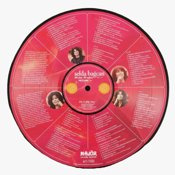 Selda Bağcan - 40 Yılın Şarkıları Plak (Picture 2 LP) Selda Bağcan - 40 Yılın Şarkıları Schallplatte | LP