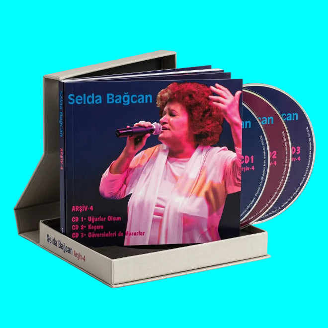 Selda Bağcan - Arşiv 4 Box Set ( 3 CD ) (CD) Selda Bağcan | Arşiv | CD | Uğurlar Olsun | Koçero | Güvercinleri de Vurular | CD