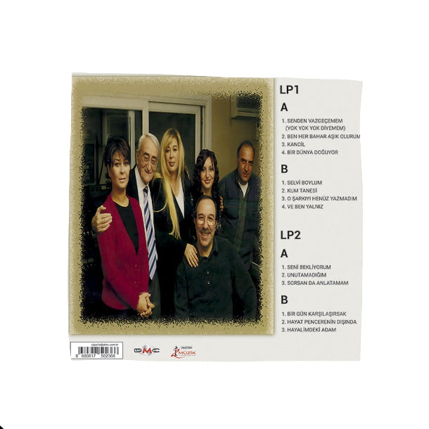 Selmi Andak - 60. Sanat Yılı / Bir Sevda Yeter (Çeşitli Sanatçılar) (2 Plak) Selmi Andak 60. sanat yılı plak
