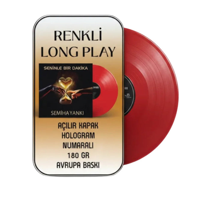 Semiha Yankı - Seninle Bir Dakika (Hayırlı Olsun) Plak | Renkli Log Play | Schallplatte | LP
