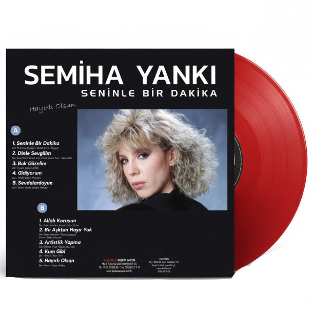 Semiha Yankı - Seninle Bir Dakika (Hayırlı Olsun) Plak | Renkli Log Play | Schallplatte | LP