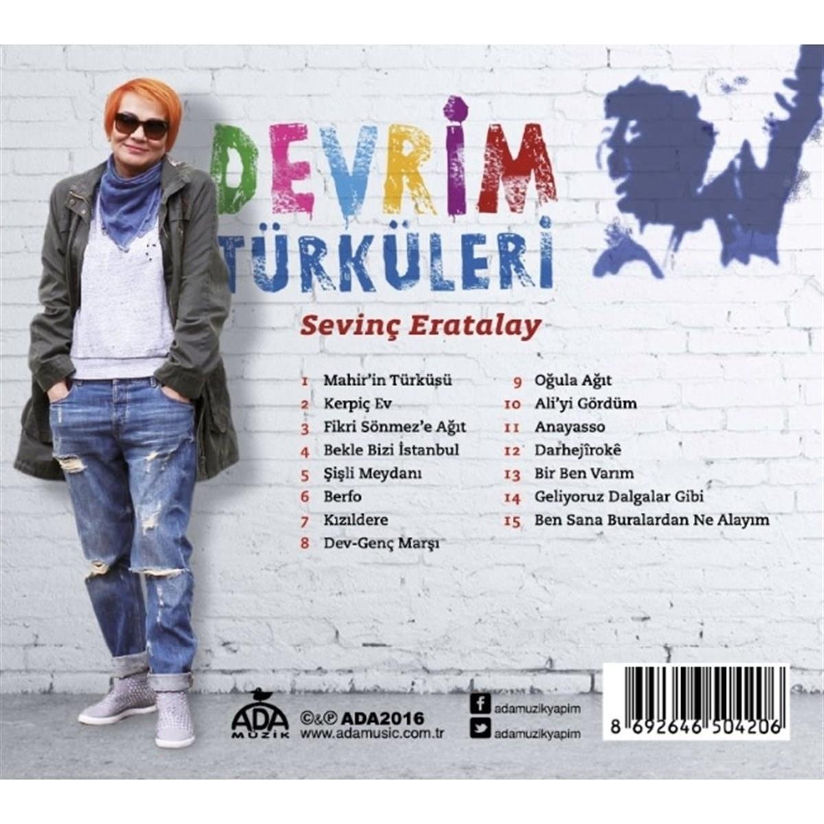 Sevinç Eratalay - Devrim Türküleri (CD)Özgün|Protest|Müzik|CD