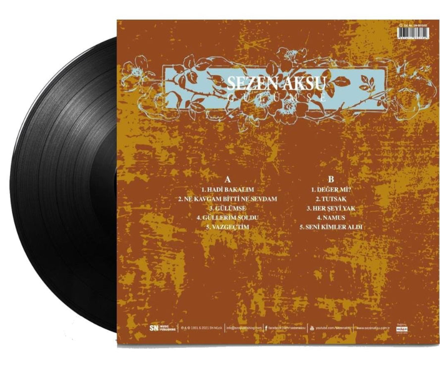 Sezen Aksu - Gülümse |Serçe | Plak Seti | 59€ 'dan itibaren Ücretsiz Kargo |Sezen Aksu Plak Çeşitleri