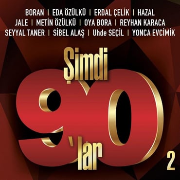 Şimdi 90'lar Vol.2 -Simdi 90 lar Plak- Cesitli Sanatçılar -Çeşitli Sanatçılar Plak(LP)