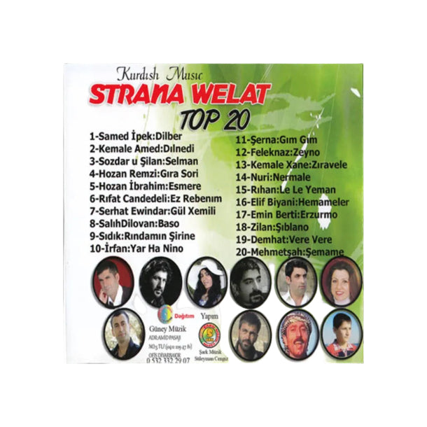 Strana Welat - Top 20 (CD) Kürtçe Halay | Kurdish Music | CD