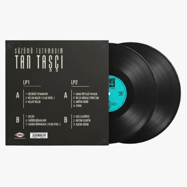 Tan Taşçı Plak|Sözümü Tutamadım (Türkçe Plak)|Pop Plak)Plak|LP