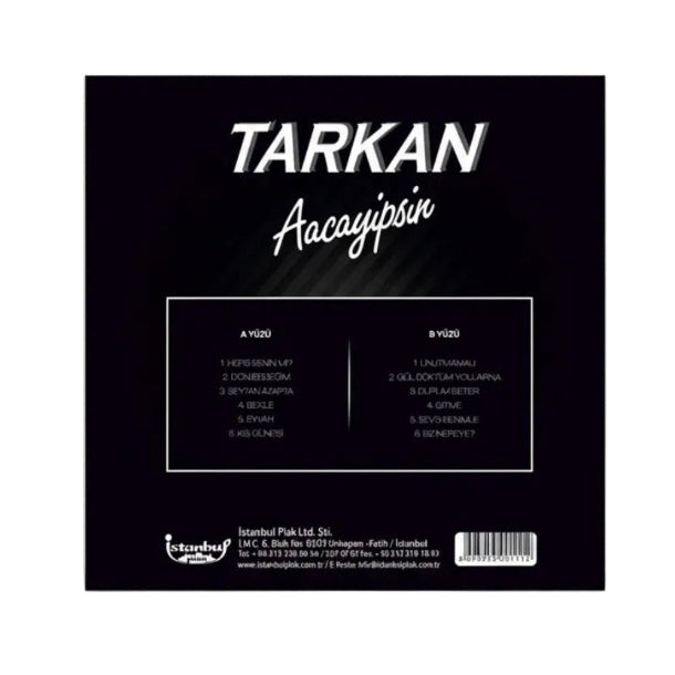 Tarkan - Aacayipsin plak ( Türkçe | pop | Plak ) Türkischer Pop | Schallplatte | LP | Türk pop