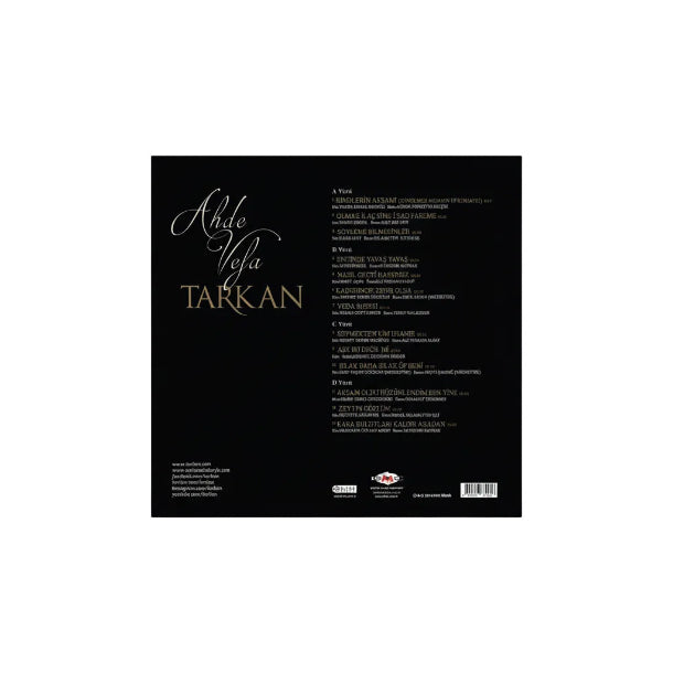 TARKAN - Ahde Vefa - Record - Vinyl - Plak - 2LP