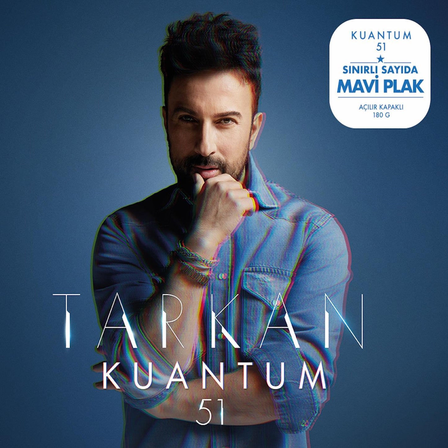 Tarkan Plak-TARKAN Kuantum 51 (Sınırlı Sayıda Mavi Plak)Türkce Pop Plak