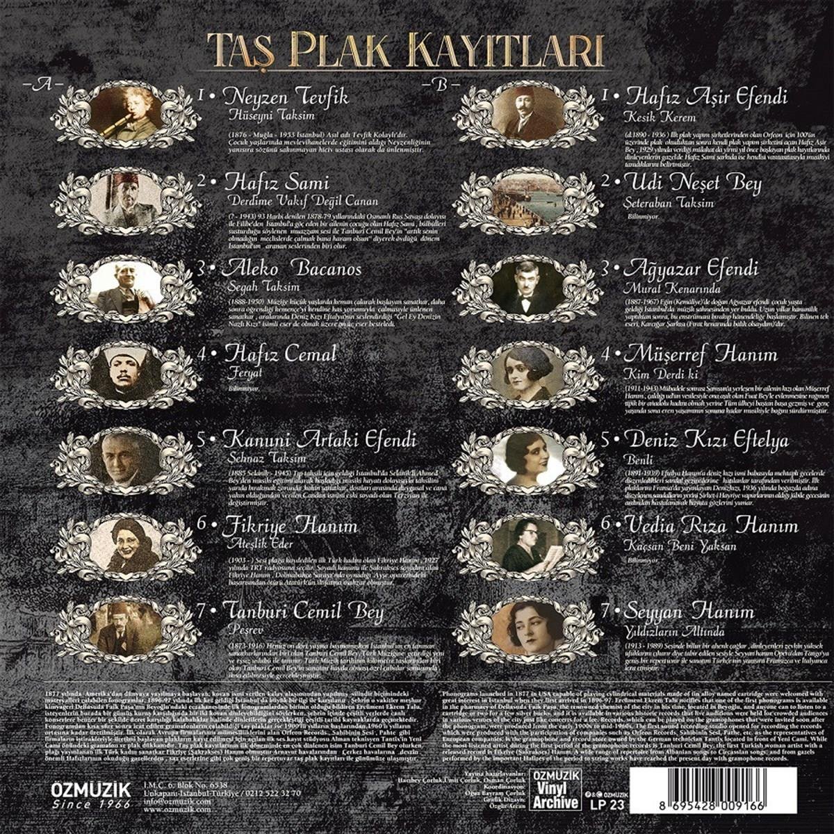 Taş plak Kayıtları -Tas Plak (Plak) Schallplatte | LP