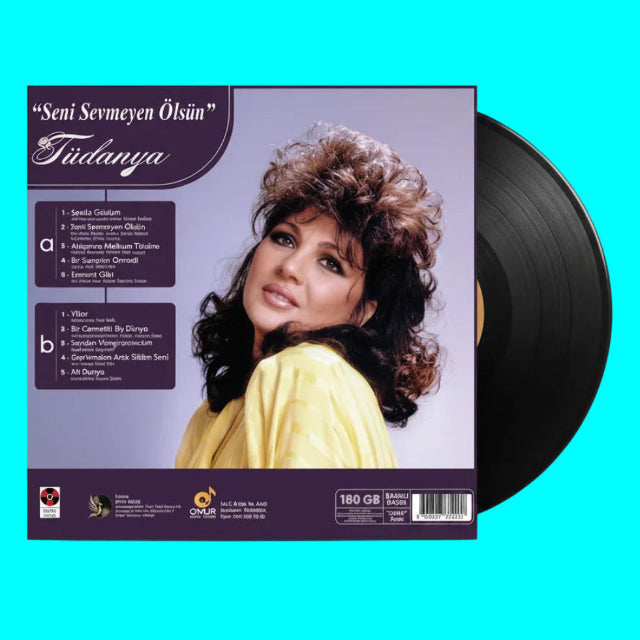 Tüdanya - Seni Sevmeyen Ölsün (Plak) Arabesk Müzik | Tüdanya Seni Sevmeyen Ölsün Plak | LP