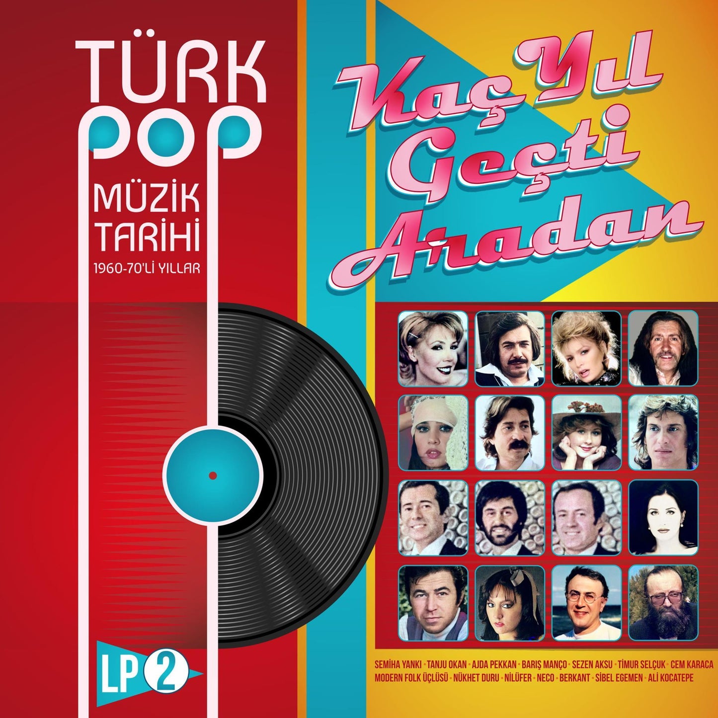 Türk Pop Müzik Tarihi Vol.2 (İlk Baskı Dağlar Dağlar)Plak | Schallplatte | LP