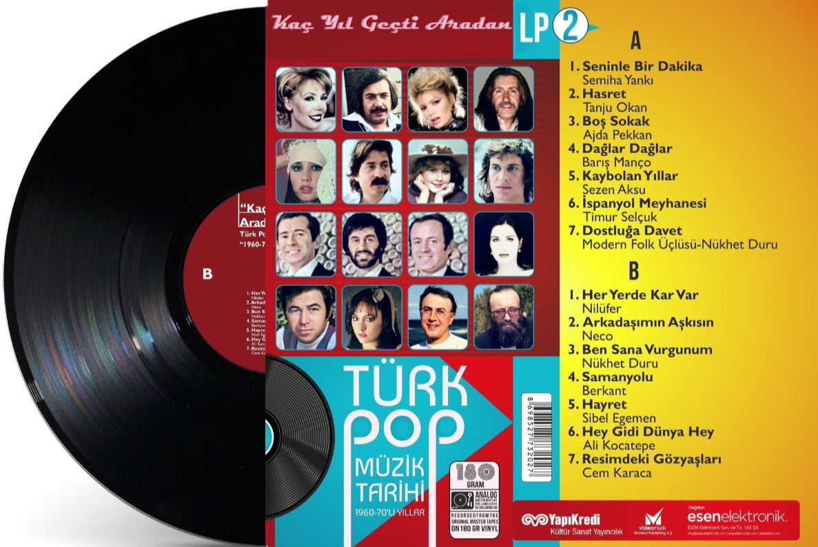 Türk Pop Müzik Tarihi Vol.2 (İlk Baskı Dağlar Dağlar)Plak | Schallplatte | LP