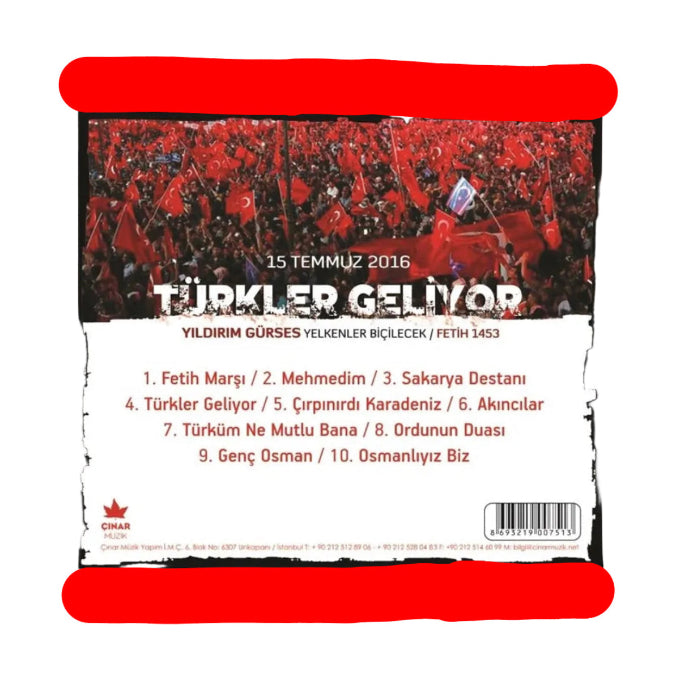 Türkler Geliyor - Yıldırım Gürses (CD) Yıldırım Gürses | CD | Türkler Geliyor CD
