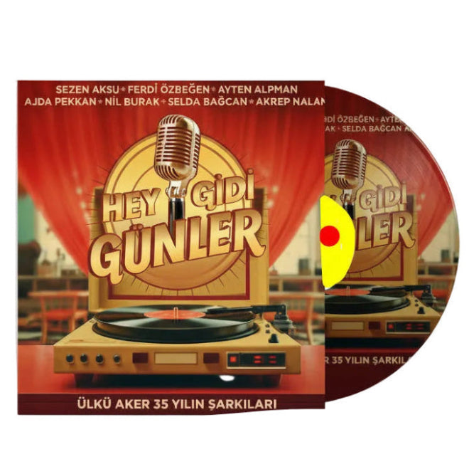 Ülkü Aker - 35 Yılın Şarkıları Plak (Türkçe Nostalji Pop Plak) Hey Gidi Günler Plak | Ülkü Aker Plak | 35 Yılın Şarkıları Plak | Schallplatte