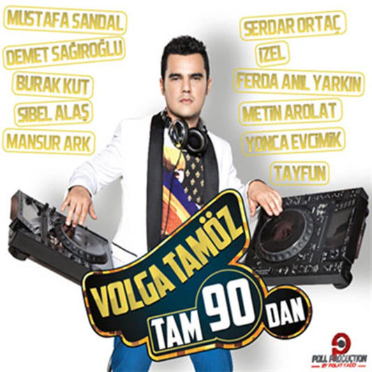 Volga Tamöz - Tam 90 Dan CD | karışık pop | DJ Mix | CD |Türkischer pop Musik | CD