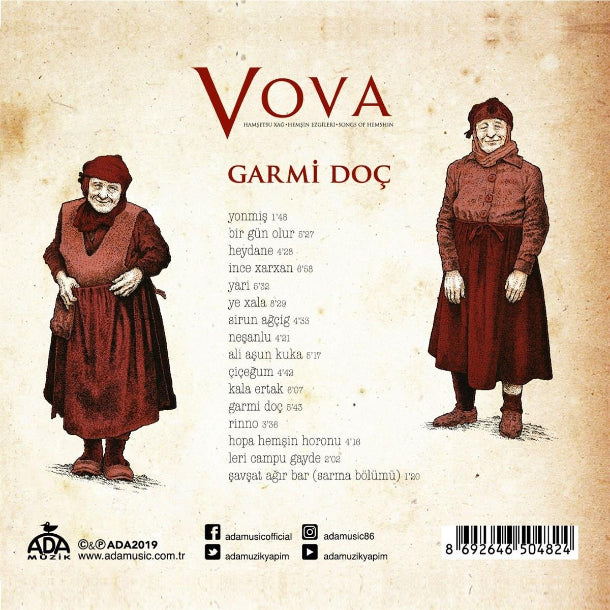 Vova - Garmi Doç CD | Karadeniz Halk Müziği | Karadeniz Türküleri | CD