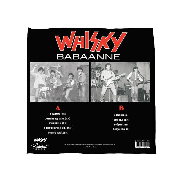 Whisky - Babaanne Plak (Limitli Baskı) (2 Plak)Türkçe Rock | Hard rock | heavy metal | Plak | LP