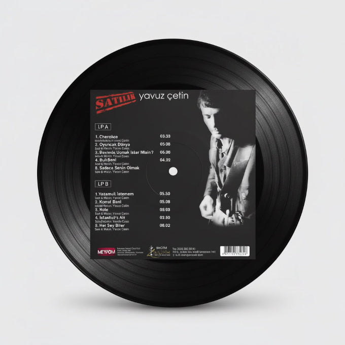 Yavuz Çetin - Satılık Plak (Yavuz çetin Plak) Yavuz Çetin Satılık Schallplatte (Türkischer Rock Plak)