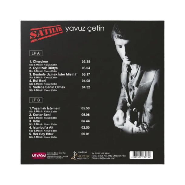 Yavuz Çetin - Satılık (Plak) Yavuz Çetin Satılık Plak | Yavuz Çetin  Satılık Schallplatte | LP